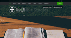 Desktop Screenshot of christcentralchurch.com