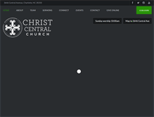 Tablet Screenshot of christcentralchurch.com